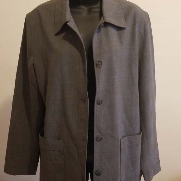 GAP Gray Strech Fit Business Casual Jacket (M) - Picture 2 of 6